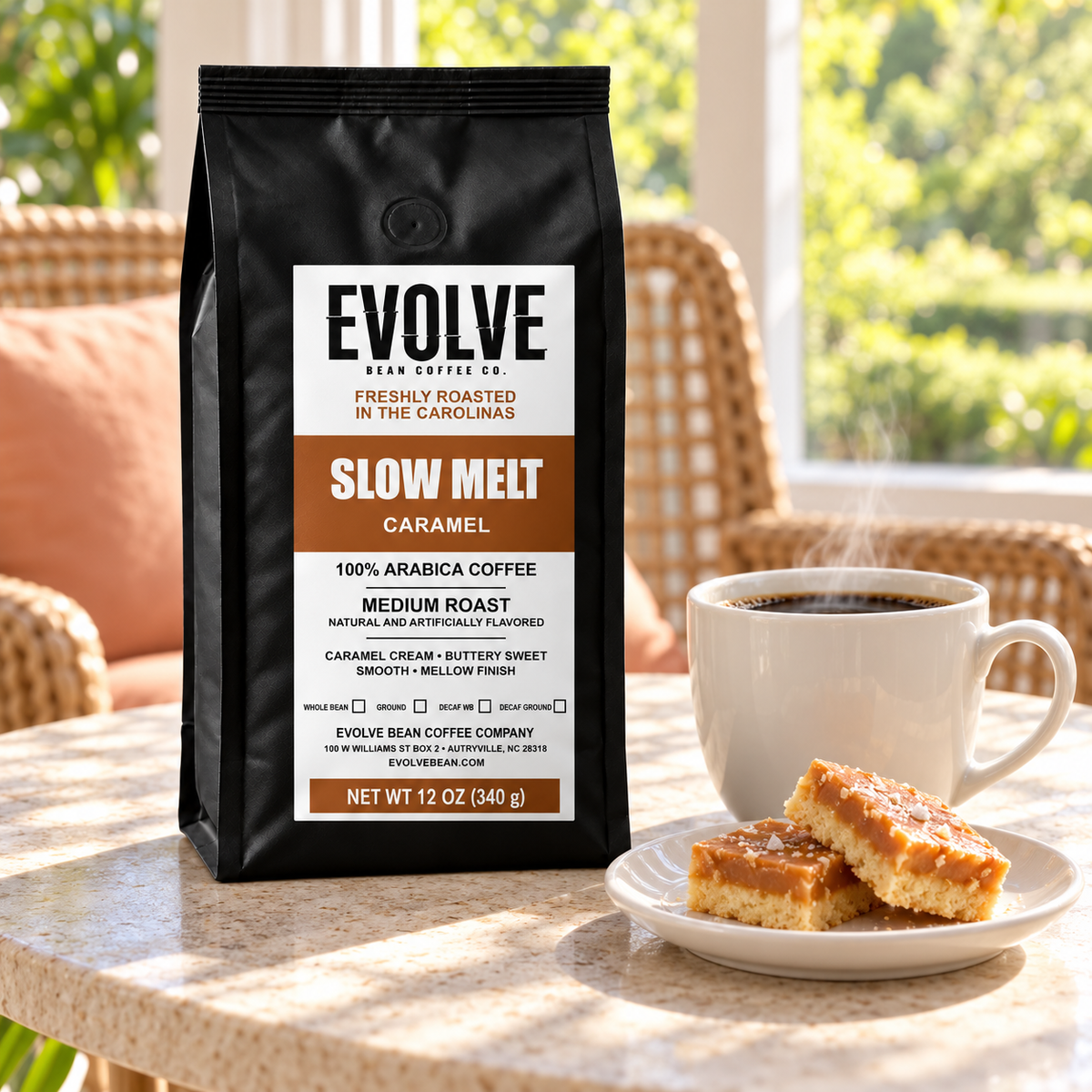 SLOW MELT — Caramel Flavored Coffee